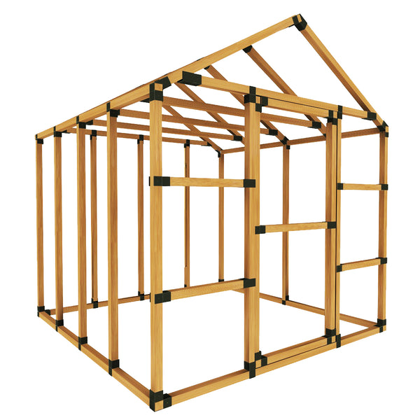 8X8 Basic Storage Shed Kit - E-Z Frame Structures