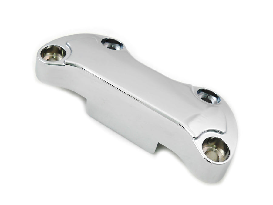 25-0592 - Chrome Smooth Handlebar Clamp Cover with Skirt – Retrocycle, LLC