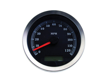 39-1128 - AEE 5 Dakota Style Speedometer Black – Retrocycle, LLC