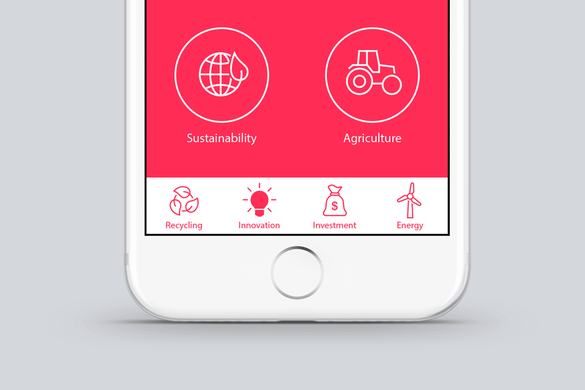 iOS Wired icons Sustainability, Agriculture, Recycling, Innovation, Investment and Energy by #Dutchicon in iPhone app. #icondesign