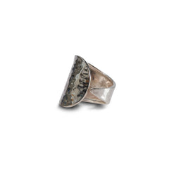 Martina Hammered Adjustable Ring