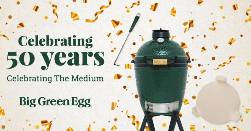 Big Green Egg medium promotie 50 jaar