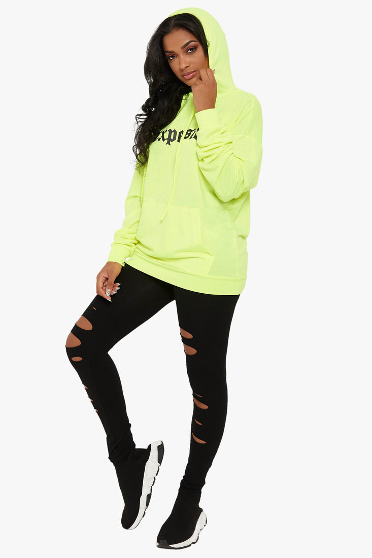 neon expensive hoodie