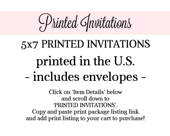 invitations to print