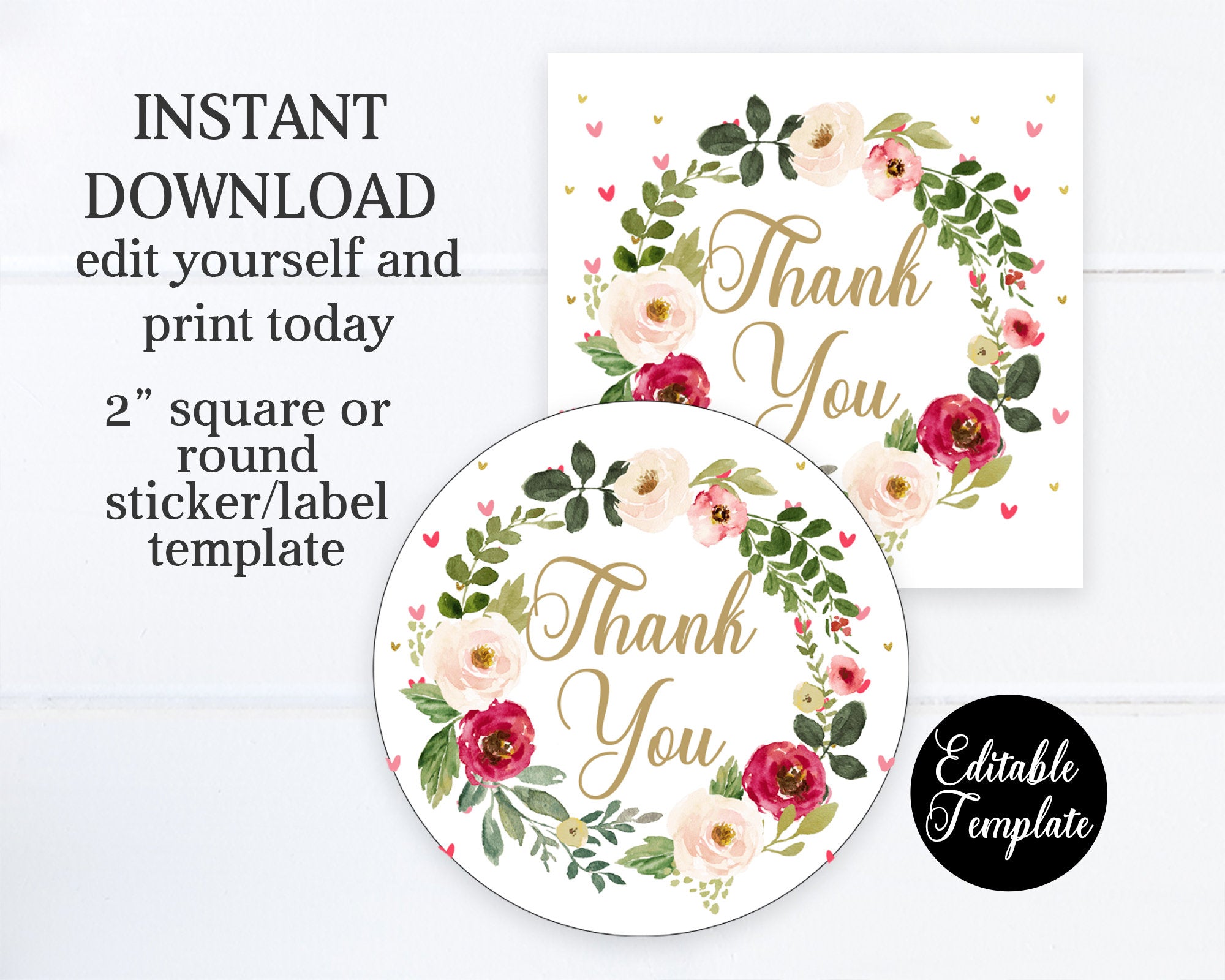 Editable Sweetheart Baby Shower Stickers Valentine Floral Baby Shower Sunshine Printables