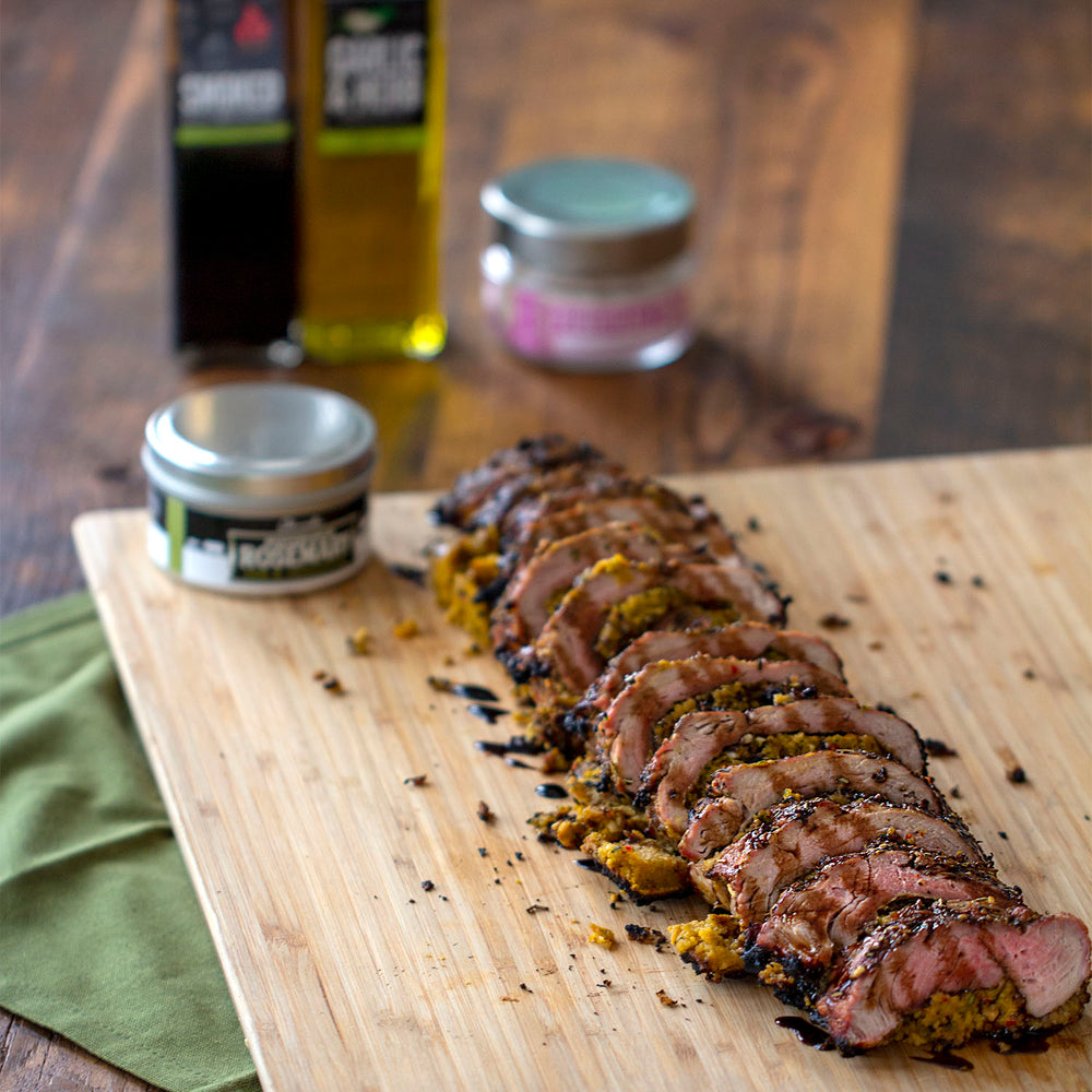 Mediterranean Stuffed Pork Tenderloin Olivelle The Art Of Flavor® 