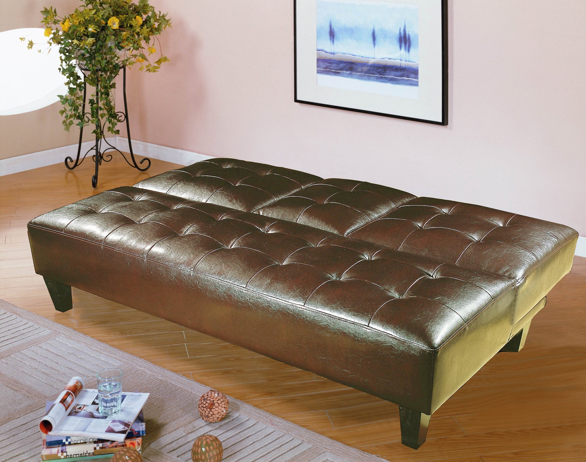 Sofa cama piel