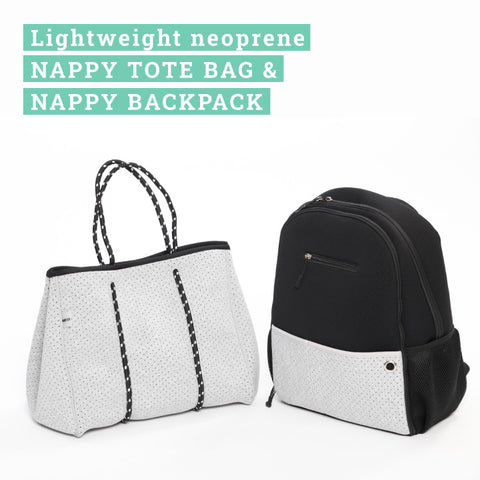 Lightweight Nappy Tote and Nappy Backpack