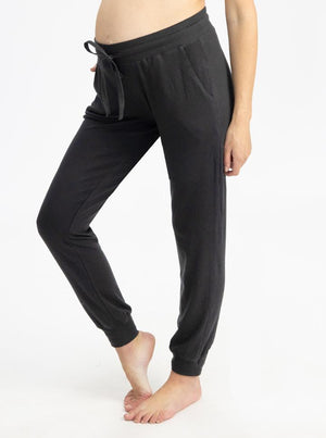 Maternity Tracksuit Pants in Black