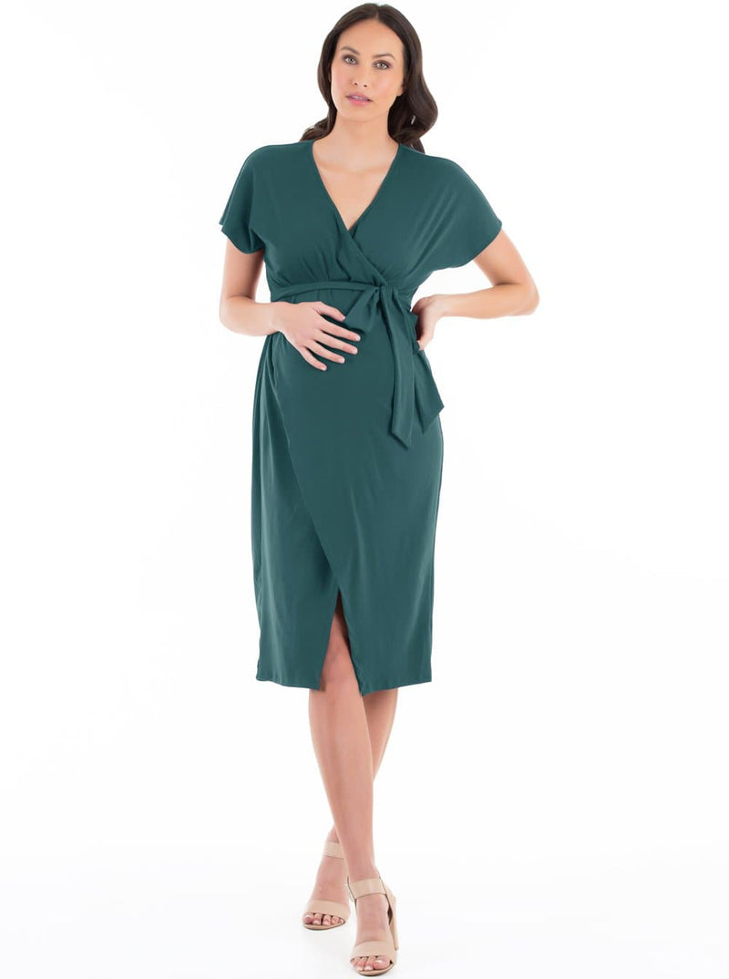 teal work dress