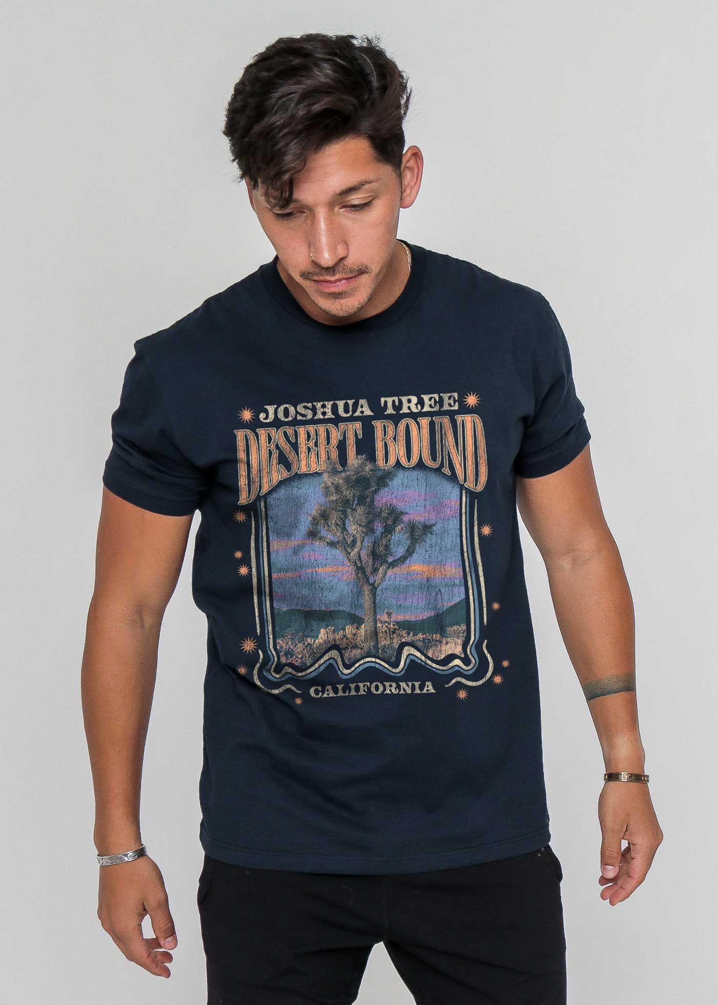 Capital Clothing USA Cactus Jack Collection Men's Vintage T-Shirt, Joshua  Tree