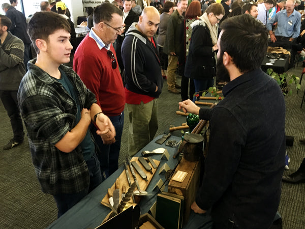 knives on display at the Sydney Knife Show 2016