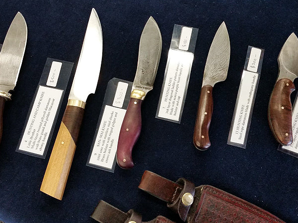 knives on display at the Sydney Knife Show 2016