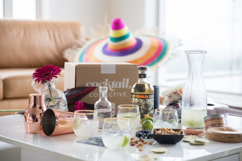 Mexican Fiesta table layout with Cocktail Collective essentials