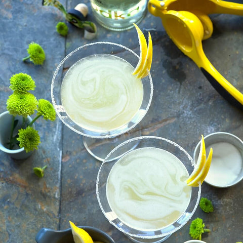Lemon Drop Martini cocktails