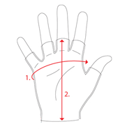 Cycling Glove Size Chart