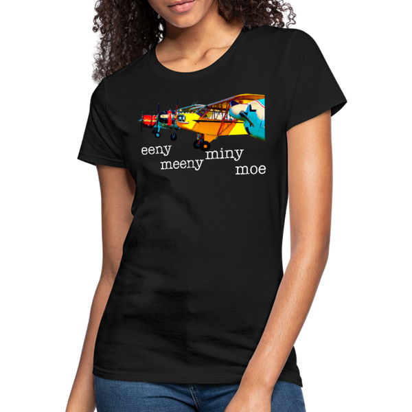 Eeny meeny miny Moe Women's Jersey T-Shirt - One Plane Jane