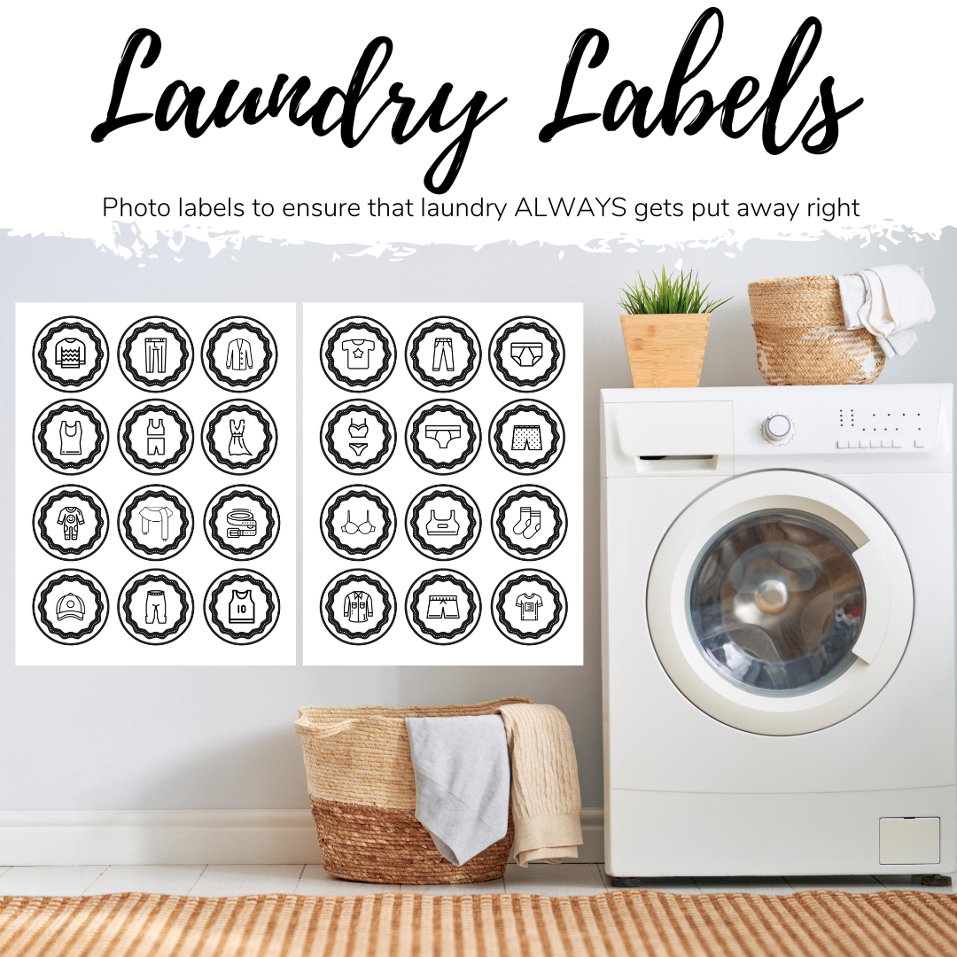 MAGICLULU 120pcs Tag Laundry Room Clothing Labels Writable Laundry Labels  Blank Clothing Labels Clothing Labels
