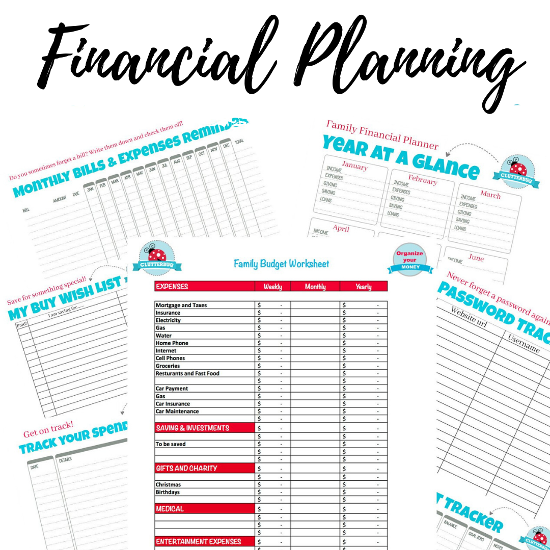 Budget Planner Printable Bundle From Clutter Keeper