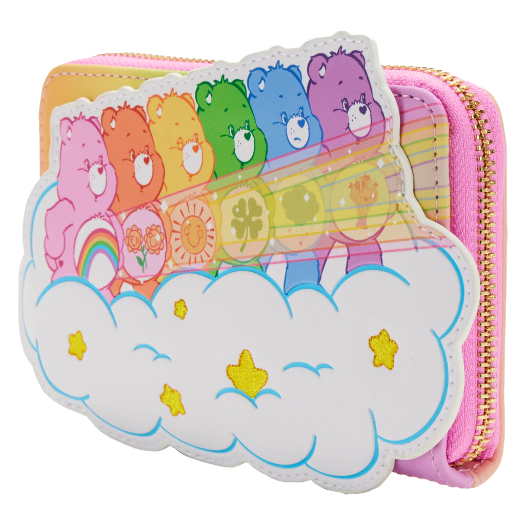 LOUNGEFLY Care Bears Stare Zip Around Wallet – Collectors Outlet llc