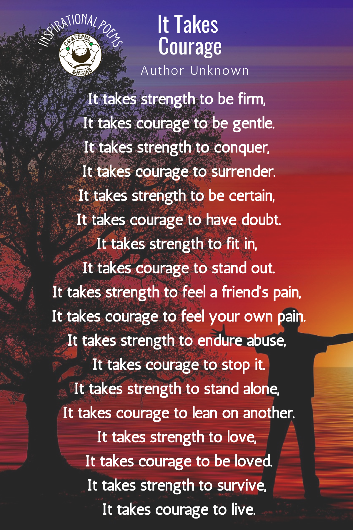 poems of strength and courage