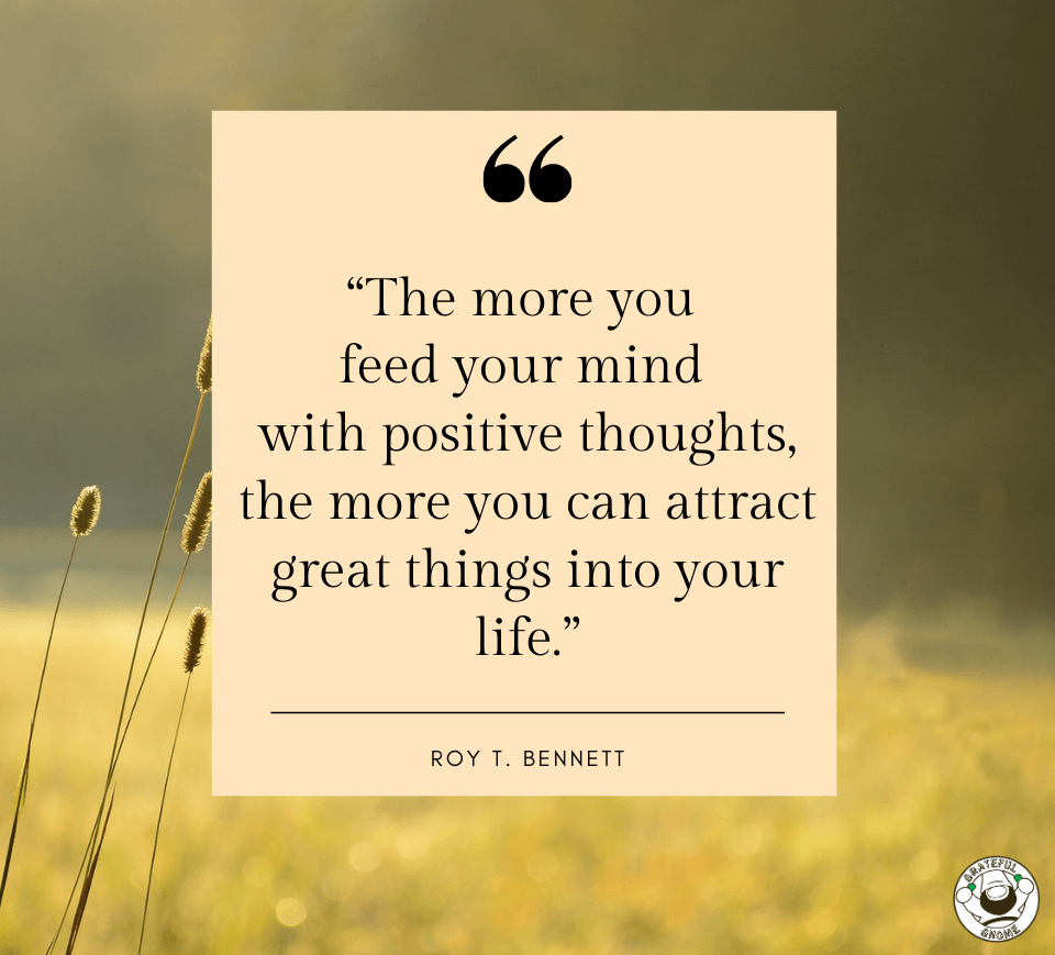 Positive Thinking Quotes – Grateful Gnome