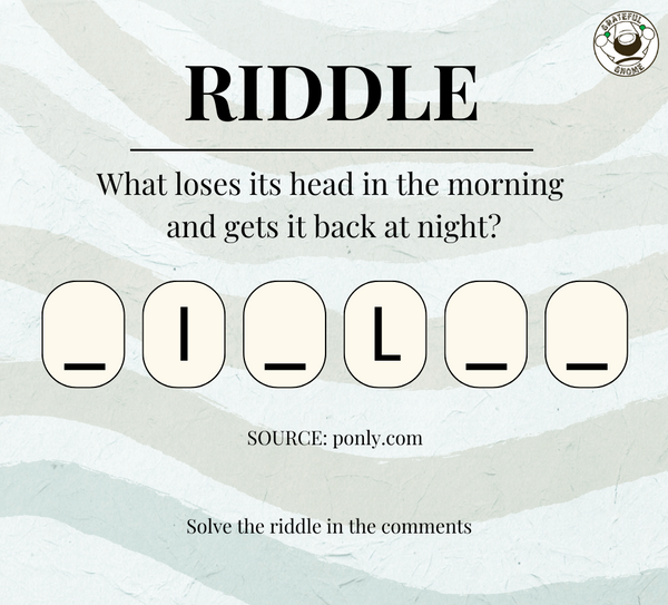 Riddle Time