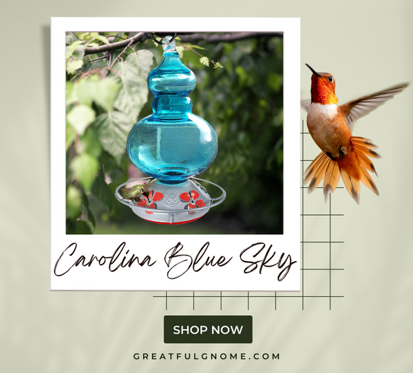 Carolina Blue Sky Hummingbird Feeder