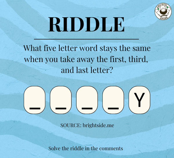 Riddle Time