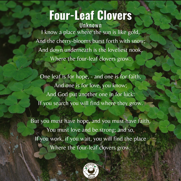 Life Poems - Four-Leaf Clovers