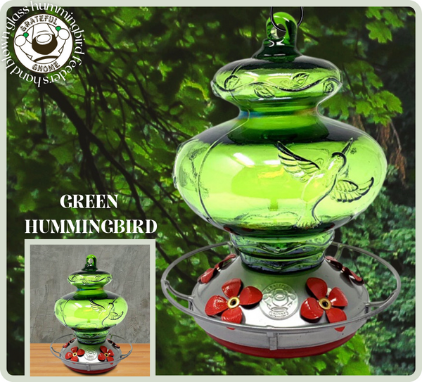 Green Hummingbird Hummingbird Feeder - 26 Fluid Ounce