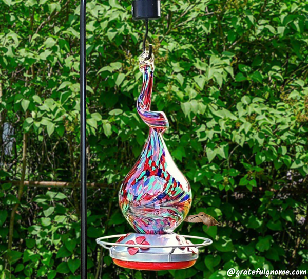 Attract Hummingbirds With A Beautiful And Colorful Hummingbird Feeder
