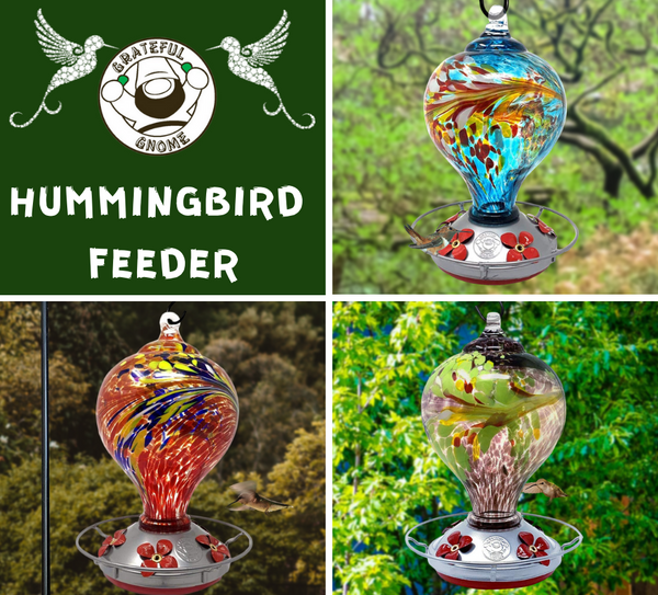 Grateful Gnome Hummingbird Feeders