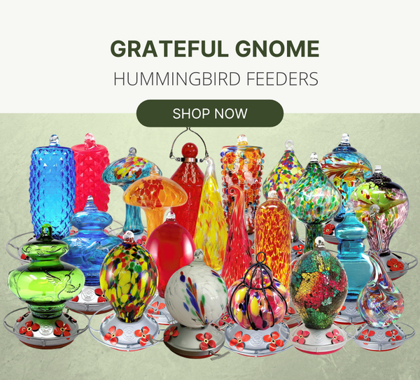 Grateful Gnome Hummingbird Feeders