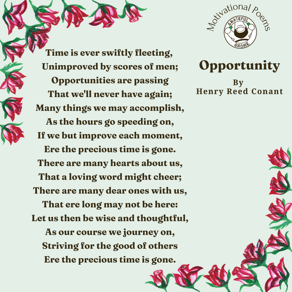 Motivational Poems - Opportunity