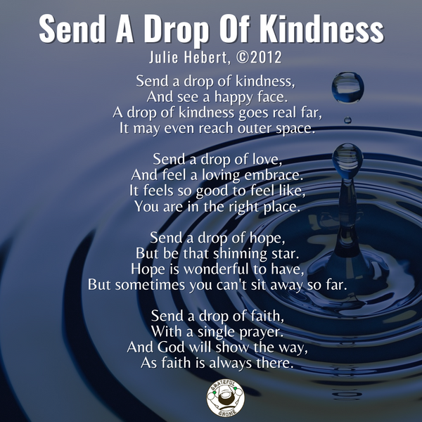 Motivational Poems - Send A Drop Of Kindness