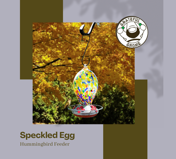 Speckled Egg Hummingbird Feeder - 28 OZ