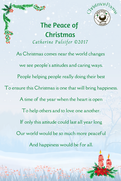 Christmas Quotes - The Peace of Christmas
