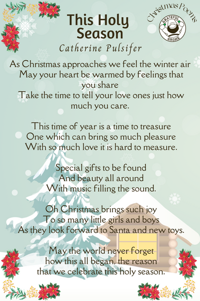 Christmas Poems - This Holy Season