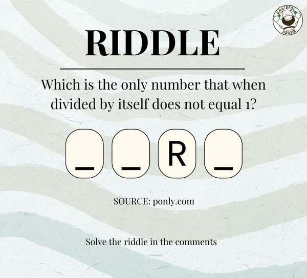 Riddle Time