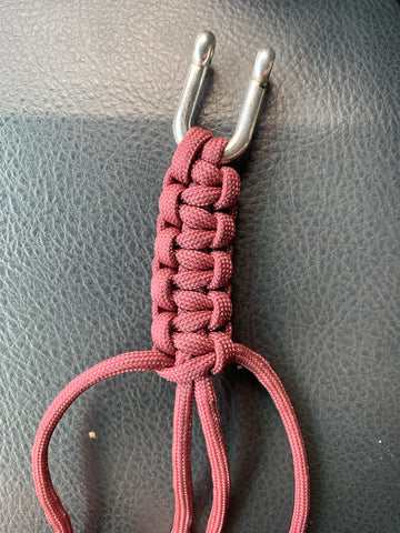 Burgundy Paracord Survival Bracelet