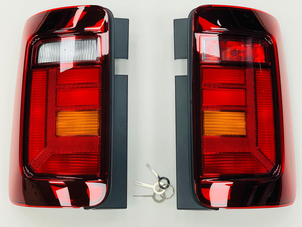 Caddy Rear Lights Genuine Tinted RHD Pair Upgrade To 2015 Onwards Styl