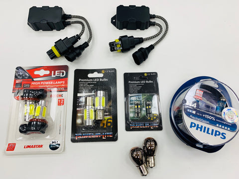 T6 headlight & LED fog bulb upgrade kit (Philips racing vision