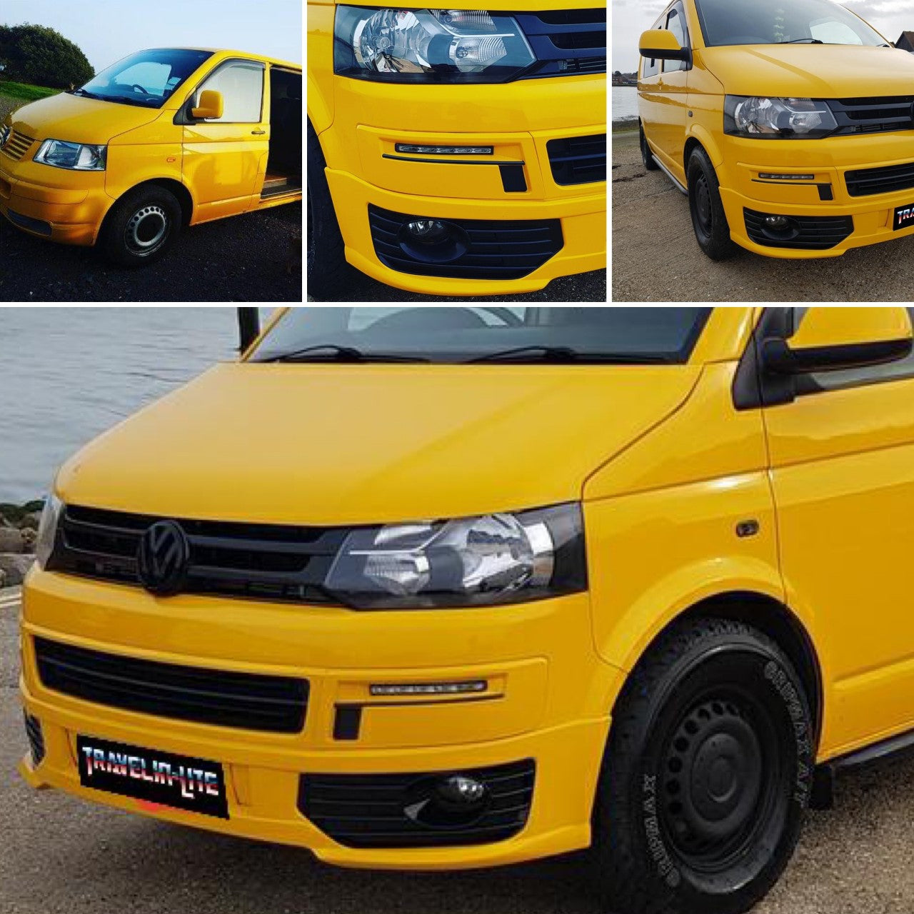 VW T5-X Styling Front End Premium 10-15 Upgrade Full Kit Facelift Pain –  Van-X