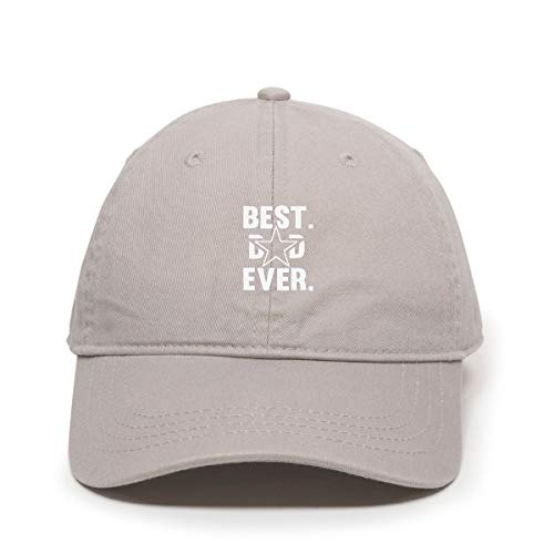 DSGN By DNA Best Dad Ever Dad Baseball Cap Embroidered Cotton Adjustable Dad Hat