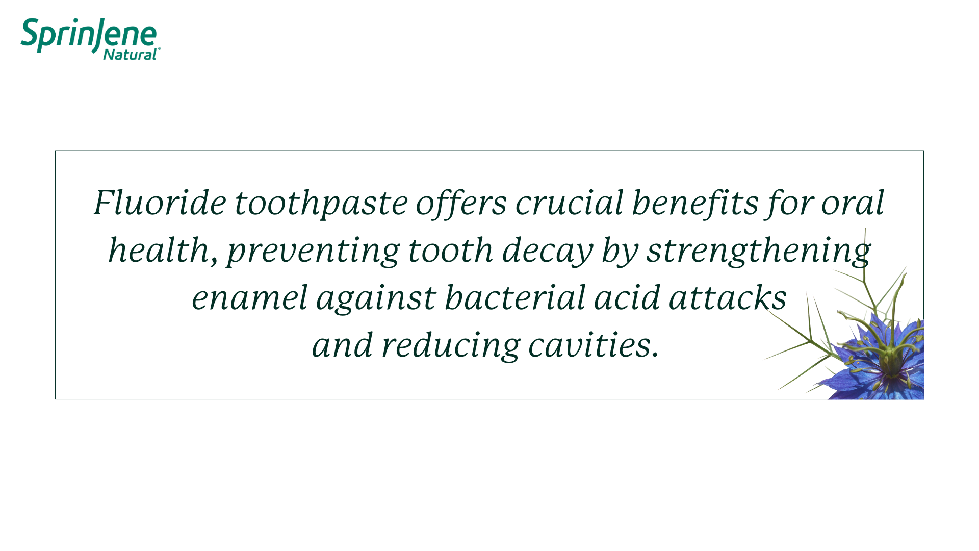 Benefits of fluoride toothpaste