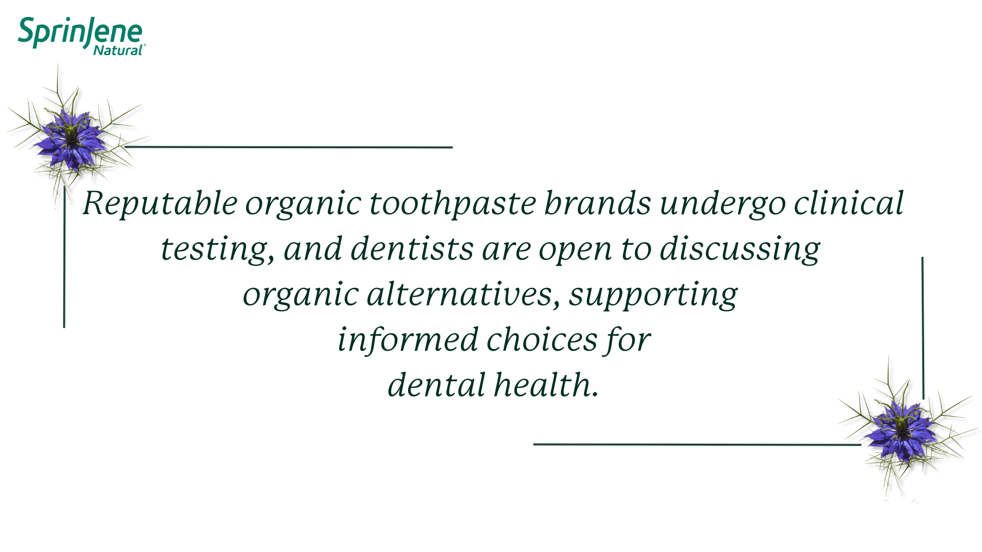 Reputable organic toothpaste brands undergo clinical testing, and dentists are open to discussing  organic alternatives, supporting  informed choices for dental health.