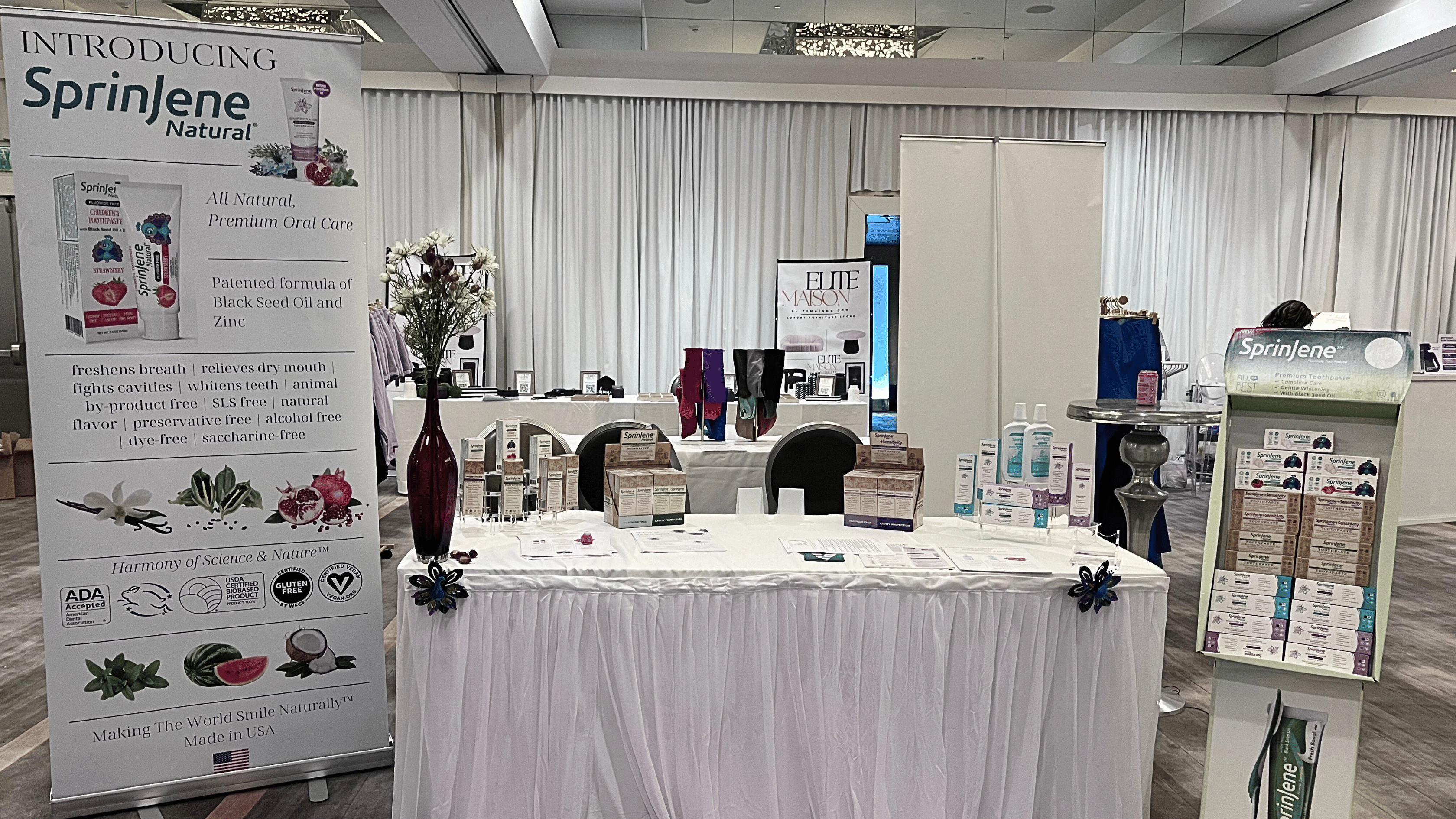 SprinJene Booth during the So Let's Shop