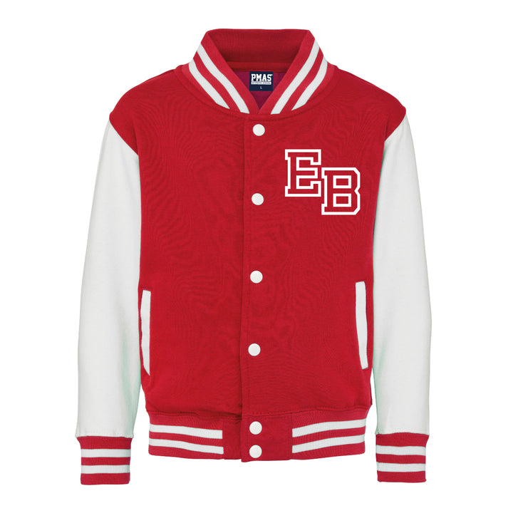 Letterman Baseball Varsity Jacket Bomber Body Red Wool &