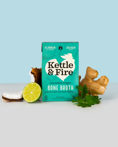 Coconut Curry & Lime Chicken Bone Broth - 16.9 oz